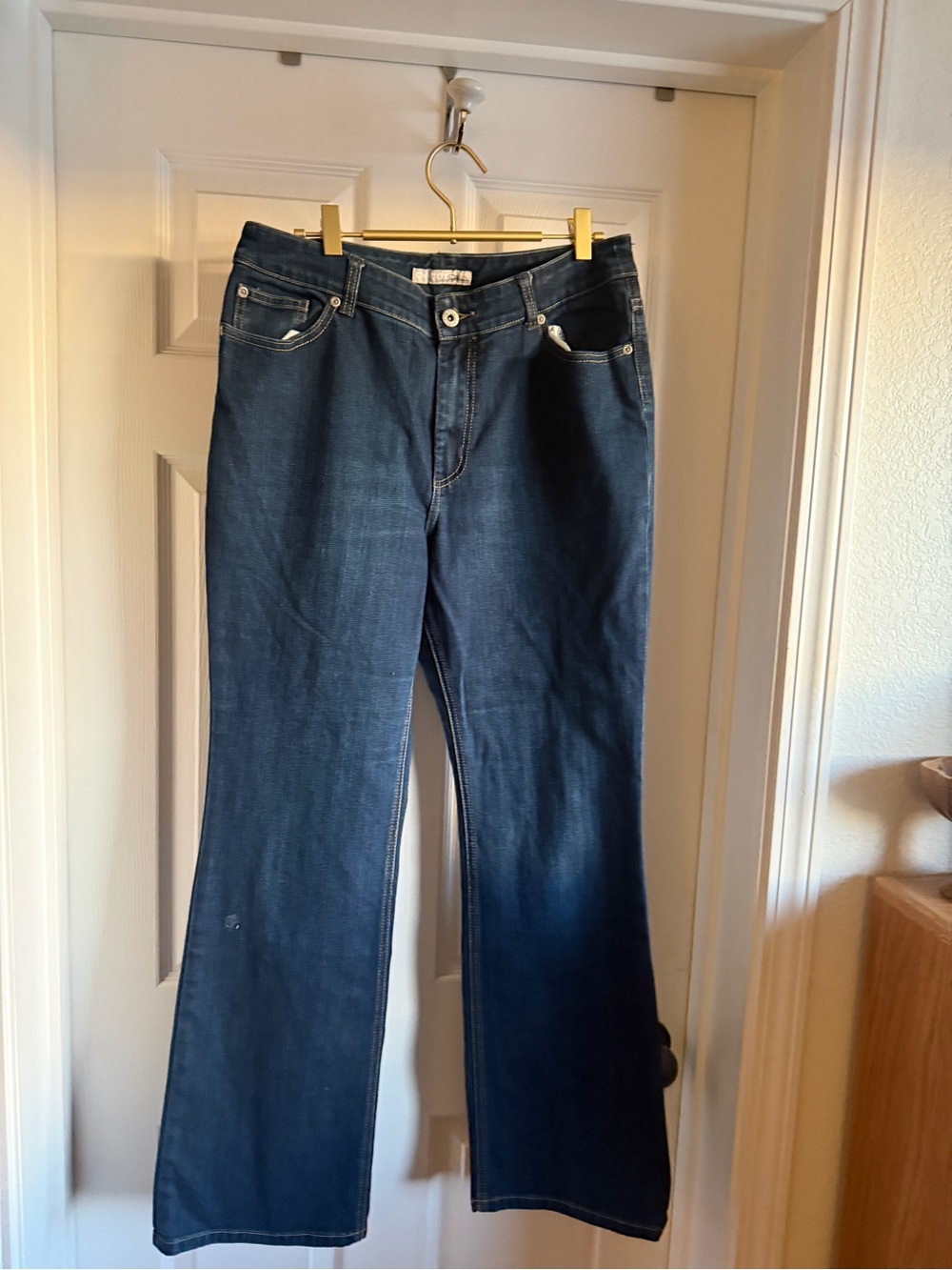 Chico's Dark Blue Flare Jeans